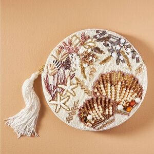 Under the Sea Beaded Pouch with Tassel